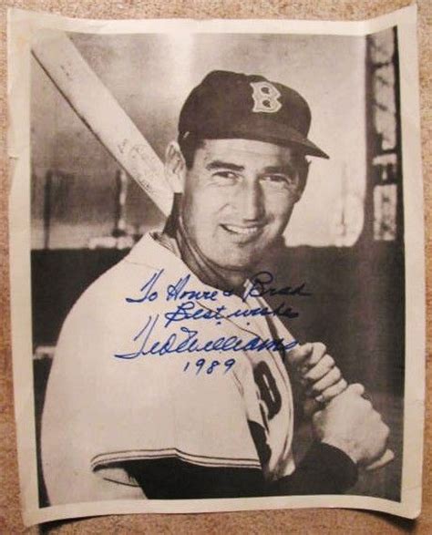 Lot Detail Ted Williams Signed Photo W Sgc Coa