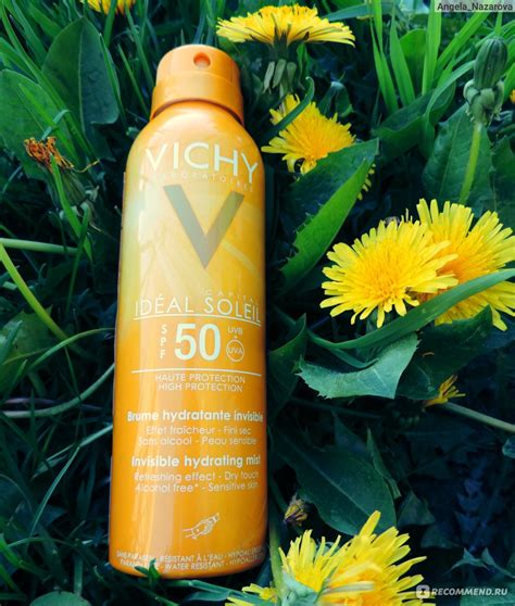 Солнцезащитный спрей Vichy Спрей-вуаль CAPITAL IDEAL SOLEIL увлажняющий ...