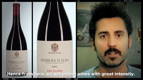 Rivettotastings Barbera Dalba Doc Zio Nando Youtube