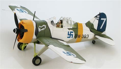 Brewster Buffalo Model 239 BW-393 "White 7" 1 Lt. Hans Wind 1943 1/48 Diecast Model Images at ...