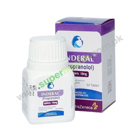 Inderal 10mg Tab 50s Super Health