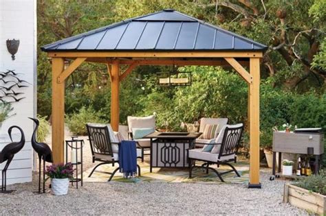 Gazebo with Fire Pit Ideas: 35 Designs for Outdoor Haven