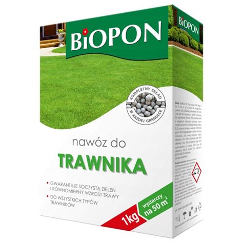 BIOPON GRANULAT DO TRAWNIKA 1kg NAWÓZ BI 008762 Cena Opinie