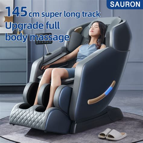 Sauron E300 Ai Smart Long Track Sl Neck Back Body Massager Pu Leather