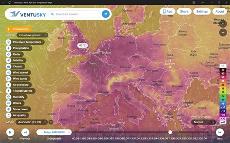 Temperature map of Europe : r/MapPorn