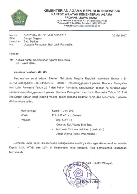 PDF SUSUNAN UPACARA PERINGATAN HARI LAHIR PANCASILAjabar Kemenag Go