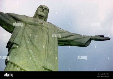 Christ The Redeemer Statue, Close Up Stock Photo - Alamy