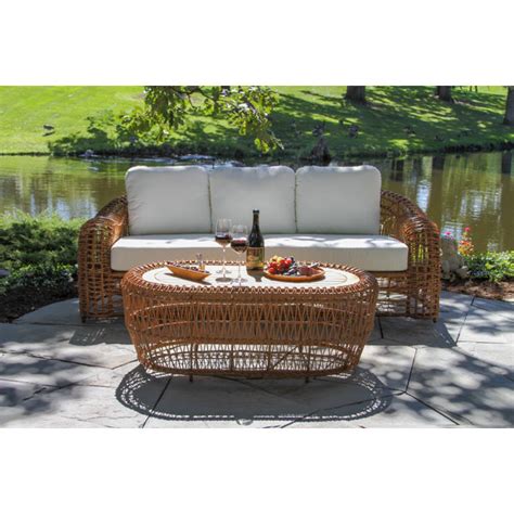 Alyshia 2 Piece Sofa Seating Group With Sunbrella Cushions Birch Lane