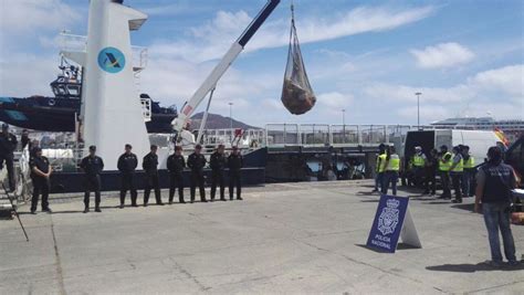 España interceptó un barco venezolano cargado con 2 500 kilos de