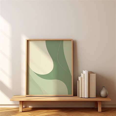 Sage Green Abstract Art Print Digital Download Print Sage - Etsy