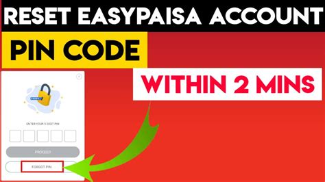 How To Reset Easypaisa Account Pin Forgot Easypaisa Pin YouTube