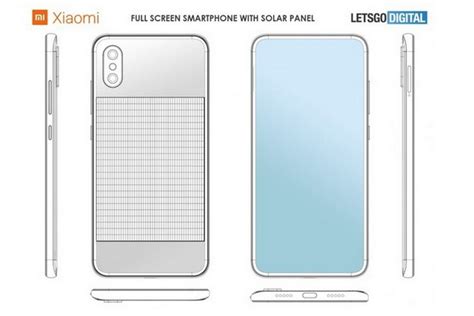 Xiaomi Patents Full Screen Smartphone With Integrated Solar Panel Beebom