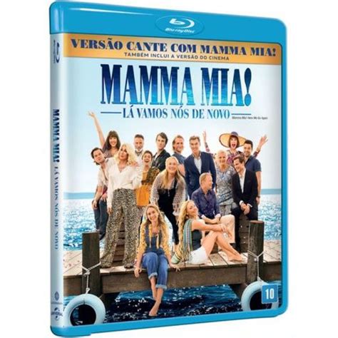 Blu Ray Mamma Mia 2 Lá Vamos Nós De Novo Edição Com Luva Exclusivo