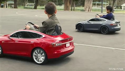 Radio Flyer Launches The Tesla S RideOn Model For Kids – if it's hip ...