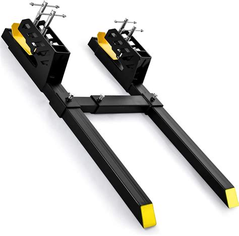 Buy YITAMOTOR 60 Heavy Duty Clamp On Pallet Forks With Yellow Tongue