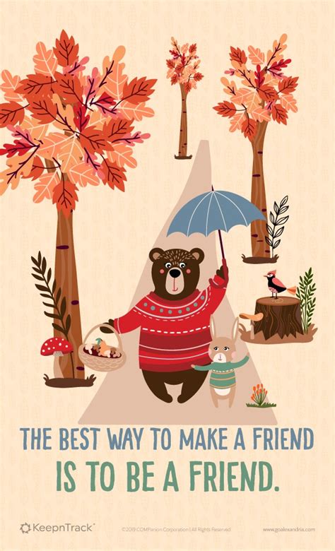 November Friendship Poster Keepntrack Visitor Management