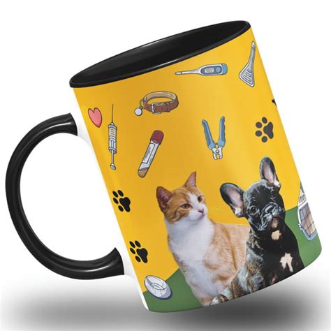 Caneca de Profissão Medicina Veterinária Nome Elo7