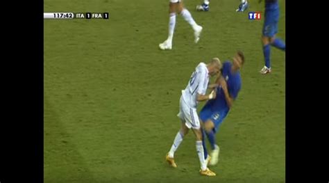 Vid O Le Fameux Coup De T Te De Zinedine Zidane Sur Marco Materazzi