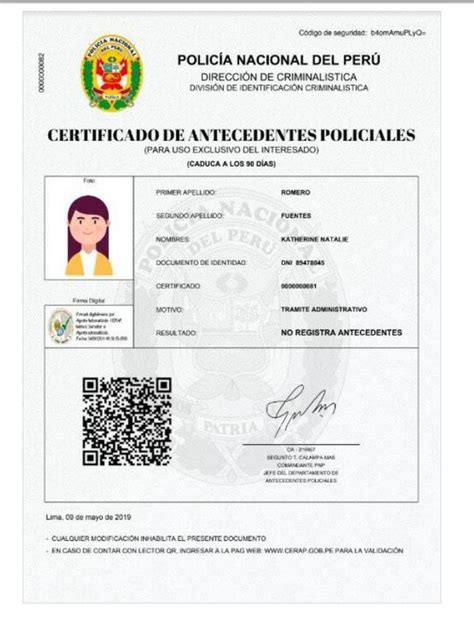 Descargar Certificado Antecedentes Policiales Image To U