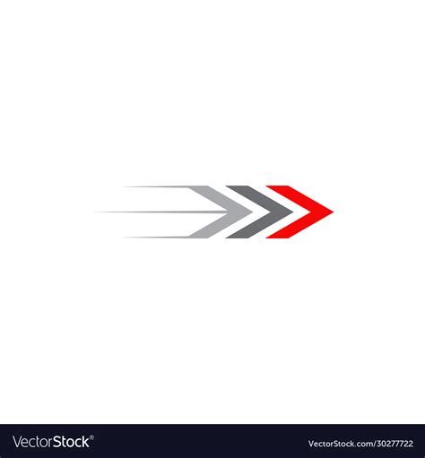 Speed rapid icon logo design template Royalty Free Vector