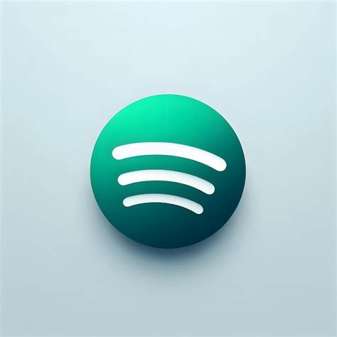 Icono de redes sociales de alta calidad de Spotify Logotipo de música