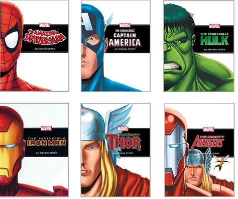 Bob Canada's BlogWorld: Marvel Origin Story Books