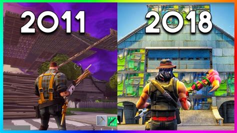 The Evolution Of Fortnite 2011 2018 Youtube