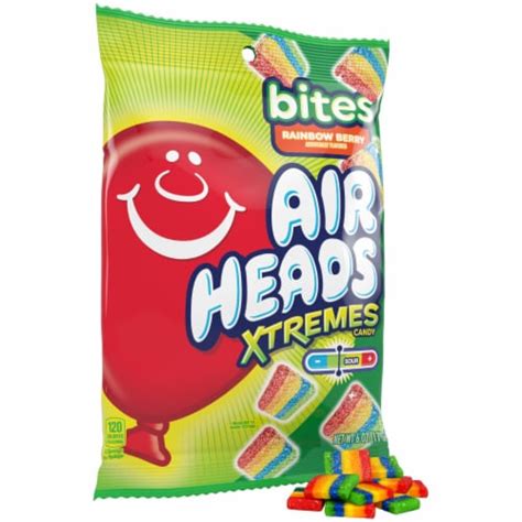 Airheads Xtremes Bites Sweetly Sour Rainbow Berry Flavored Candy, 6 oz ...