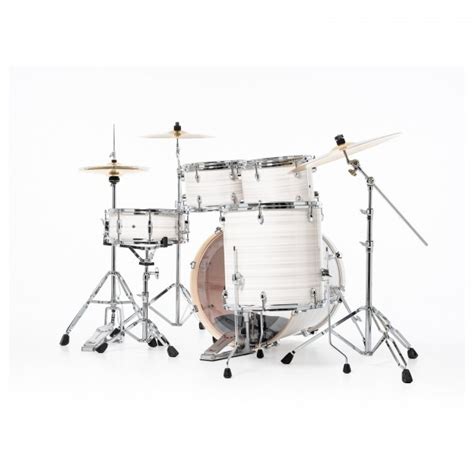 Pearl Export Exx Rock Drum Kit W Free Stool Slipstream White At