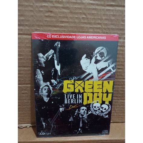 Cd Green Day Live In Berlin Original Digifile Lacrado Shopee Brasil