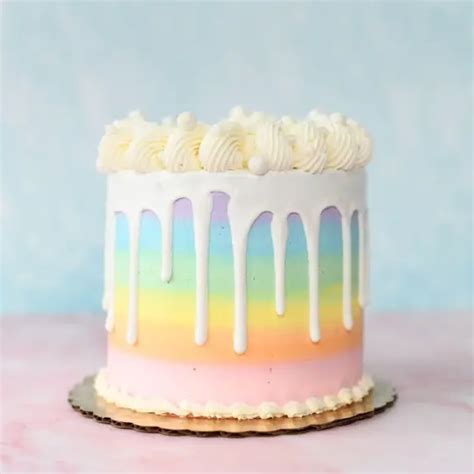 Pastel Rainbow Cake