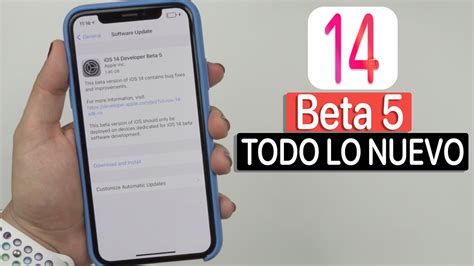 Ios 14 Beta 5 Todo Lo Que Debes Saber Corrección De Errores Uso En Iphone X Youtube