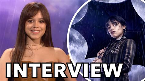 Jenna Ortega Talks Wednesday Dance Scene Interview Youtube