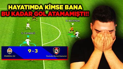 HAYATIMDA İLK DEFA BİRİSİ BANA 9 GOL ATTI ŞOKTAYIM EFOOTBALL PES 2022