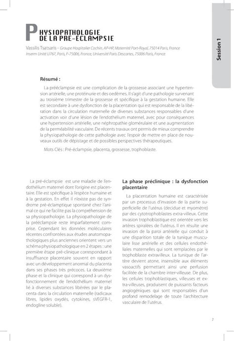 Pdf Physiopathologie De La PrÉ Éclampsie Dokumen Tips