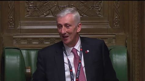 Sir Lindsay Hoyles First Speech As Speaker Of The House Of Commons