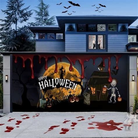 Amazon X Ft Halloween Garage Door Cover Banner Ultra Large