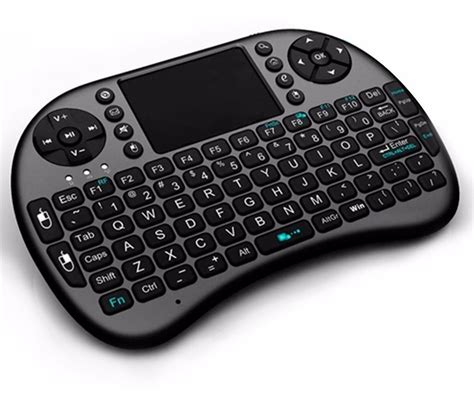 Teclado Mini Wireless Para Smart Tv Control Remoto Qwerty En