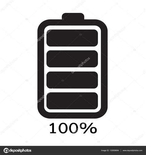 Phone Battery Icon Vector 94140 Free Icons Library