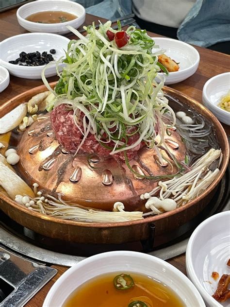 울산 명촌 맛집 명불허전 점심 특선 산더미불고기 가성비 최고 네이버 블로그