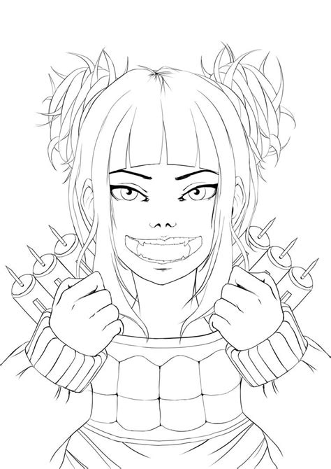 Toga Fan Art WIP : r/AnimeSketch