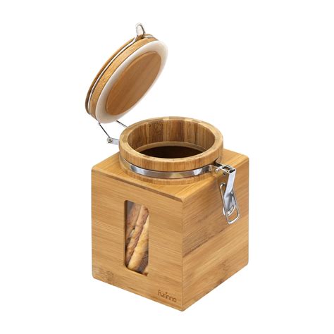 Furinno Dapur Bamboo Kitchen Series Tight Canister Fk Walmart