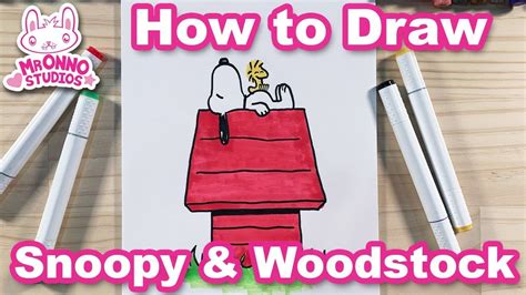 How To Draw Snoopy And Woodstock Peanuts Characters Snoopy Drawing Snoopy And Woodstock