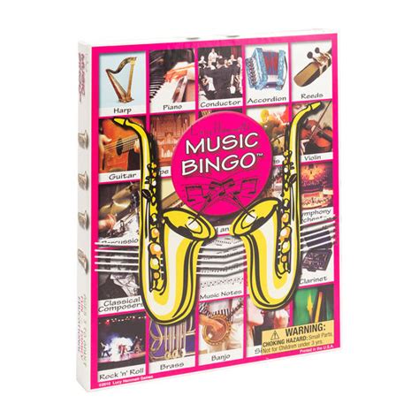 Music Bingo Game – Wild About Music