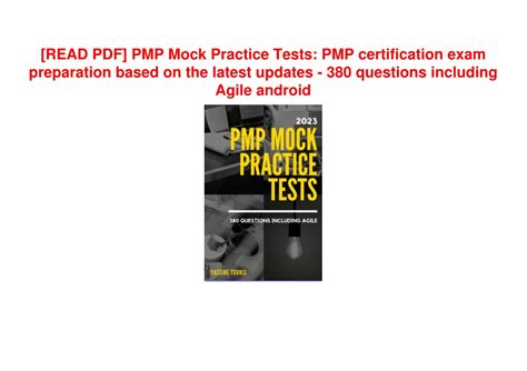 PPT READ PDF PMP Mock Practice Tests PMP Certification Exam