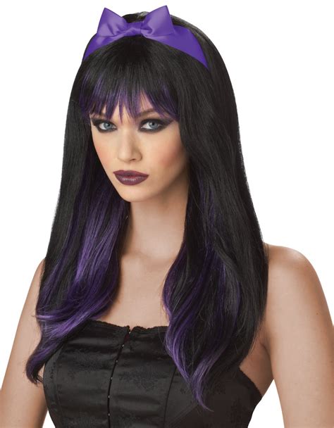 Enchanted Tresses Vampire Costume Wig 70041purple