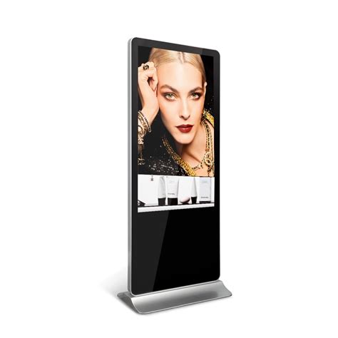 Inch Touch Screen Slimline Freestanding Digital Displays China