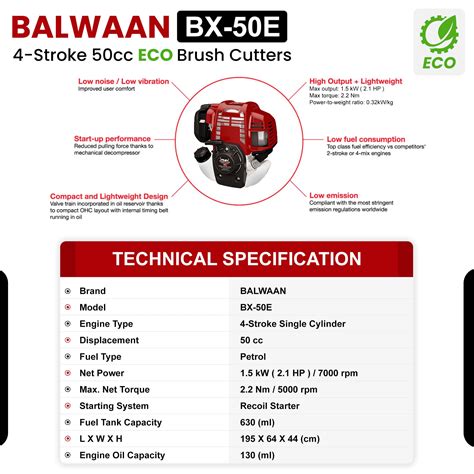 Balwaan Cc Side Pack Crop Cum Grass Cutter Bx E