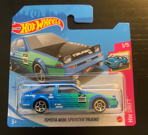 Hot Wheels Toyota AE86 Sprinter Trueno HW Drift Hard To Find Etsy UK