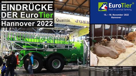 EuroTier 2022 Stalleinrichtung Melktechnik Gülletechnik